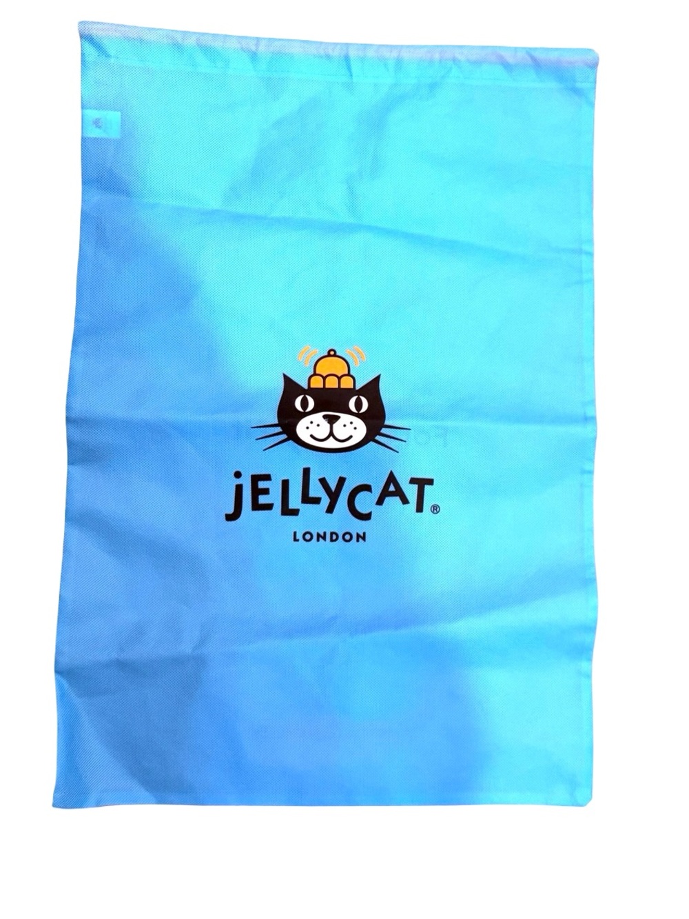 Jellycat | Extra Large Blue Cat-Logo Drawstring Bag - Light Blue